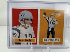 2002 Topps Heritage - Tom Brady #50 Black Back