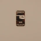 U.S. State Silver bar .999 1ozt Proof - OK/Oklahoma - 001046/041785