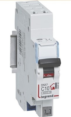 Legrand, BP 30076, DNX 3 LEG 92 892 Schalter, 1P NG C10 3000 A (1 Modul)