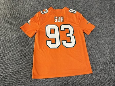 Miami Dolphins Jersey Mens Medium Orange NFL Football Nike Color