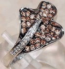 1CT  Padparadscha 925 Sterling Silver Ring Sz 8 N3-4 — photo 2