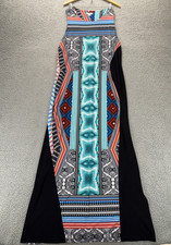 Cato Multicolor Size 18/20W Plus Geometric Tribal Boho Sleeveless Maxi Dress