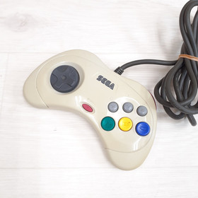 Sega Saturn Console Bundle with 2 Controllers 8 Games Japanese White HST-3220