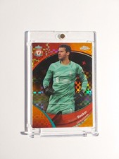 Topps Liverpool Chrome 2023-24 Alisson Becker Parallel 5/25 Refractor Ultra Rare