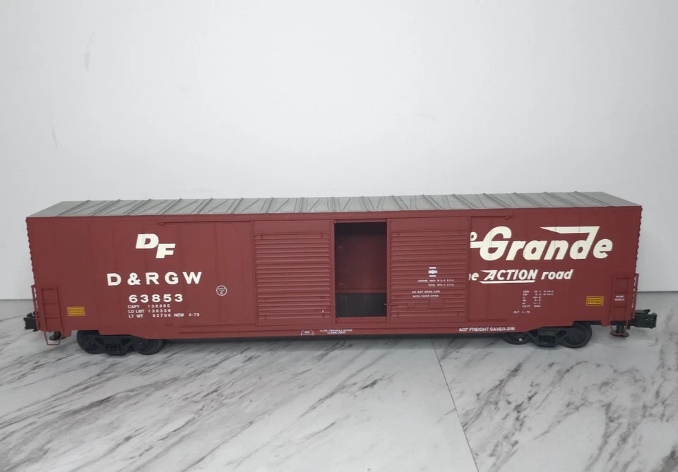 Atlas 6552-2 ACF 60’ Rio Grande Western DD Auto Parts Boxcar 3-Rail W/ BOX *READ - Image 4 of 4