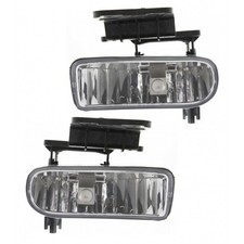 For Chevy Silverado 3500 2001 2002 Fog Light Driver And Passenger Side Pair