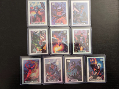 1990 Marvel Universe - Holofoil Full Set (1-10)