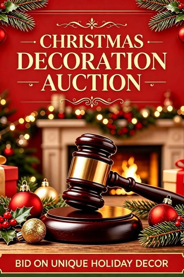 CHRISTMAS DECORATION AUCTION