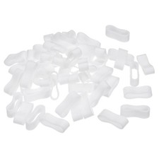 100Pcs Silicone Rubber Bands Rings Non-slip 15mm Dia 1mm Thick 7mm Width