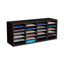 Wooden and Organizer for Home Office and Classroom, Adjustable Shelves and St...