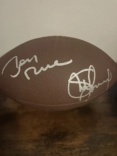 Jerry Rice Steve Young Dual Signed Football