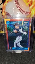 2025 Topps Series 2 Javier Sanoja #124 Silver Pack Mojo #/199  RC Miami Marlins
