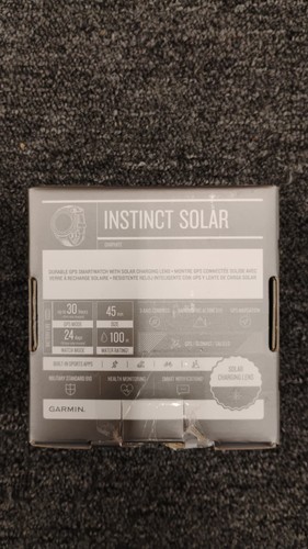 Garmin Instinct Solar Rugged GPS Smartwatch - Graphite 010-02293-10, OBN, K4 - Picture 3 of 4
