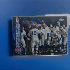 2020 Topps Chrome Sapphire Edition #325 (Checklist) Kyle Schwarber, Chicago Cubs