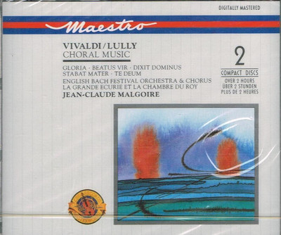 Vivaldi: Beatus Vir, Gloria, Dixit Dominu, Stabat Mater - Lully: / Malgoire - CD