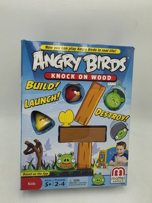 NEW Angry Birds Knock on Wood Game Mattel Games 2010 - SEALED