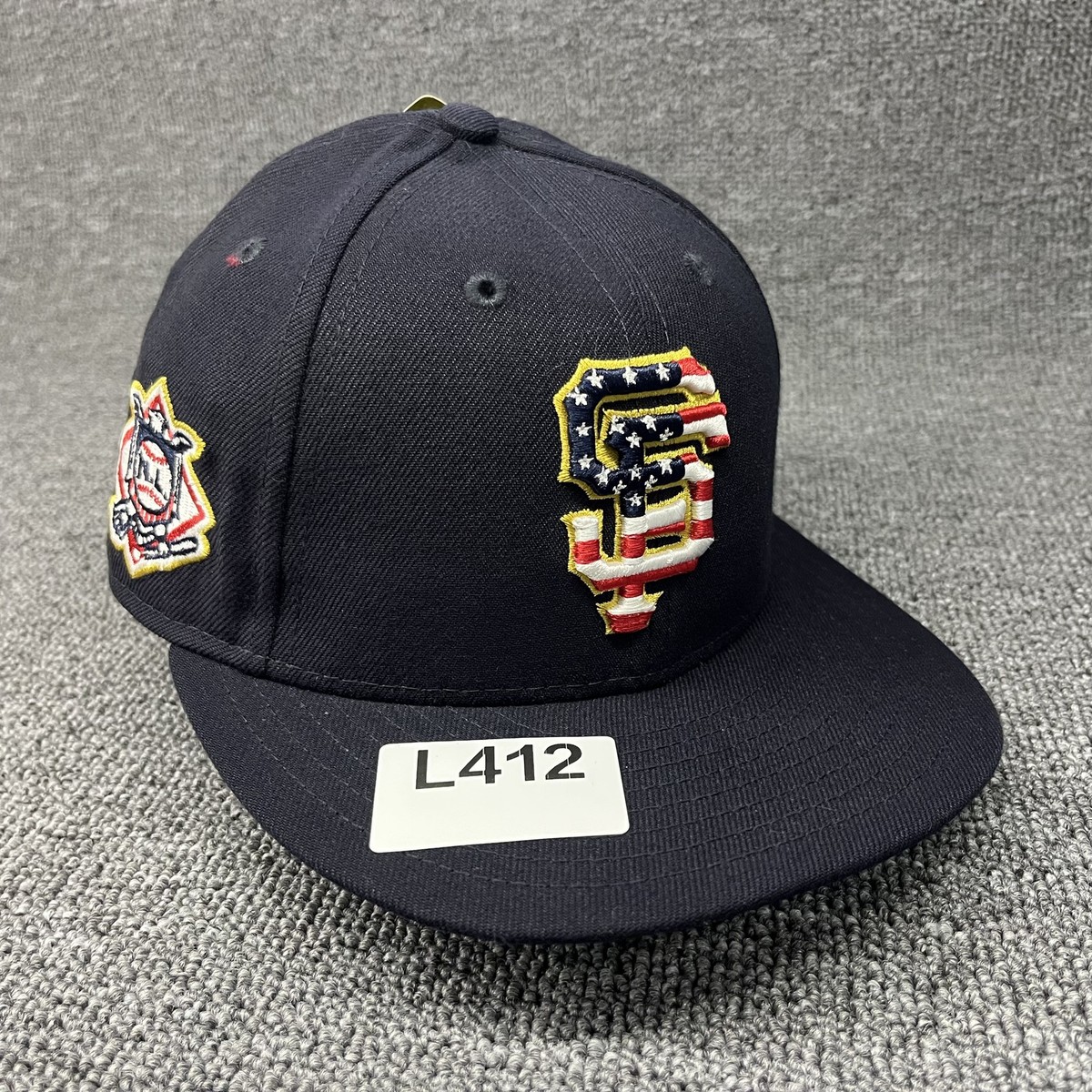 New Era 59FIFTY San Francisco Giants Stars and Stripes Fitted Hat SF Black