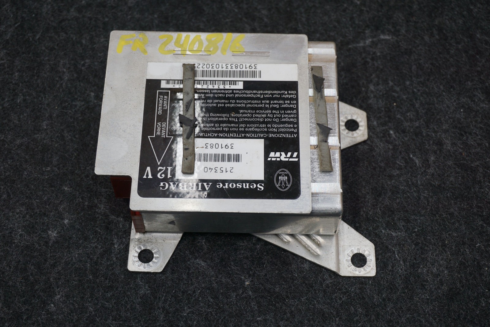 SRS Computer Control Module Unit 215340 Maserati Granturismo M145 2008-14