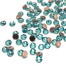 Light Turquoise 263 Swarovski 2078 / 2038 Crystal Flatbacks HOTFIX iron-on