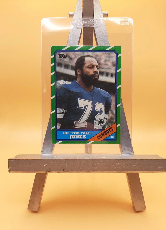 ED TOO TALL JONES 1986 TOPPS # 132 COWBOYS NFL 13k