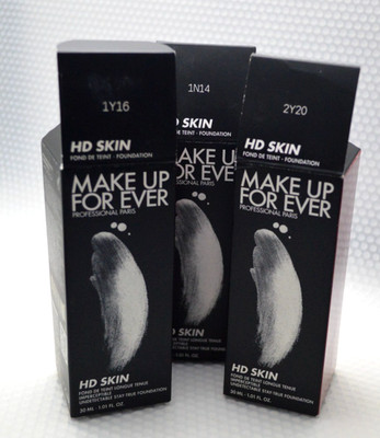 Make Up For Ever HD Skin Long-Lasting Waterproof Natural  Foundati  1fl oz/30ml.