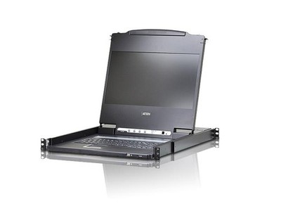 Aten CL6700MW 17 inch Wide Screen Full HD LCD Console Support DVI/HDMI/VGA