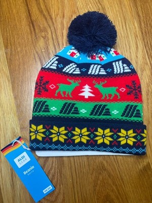 Aldi Gear 2023 Beanie Stocking Cap Winter Hat with Iconic Colors One Size NEW