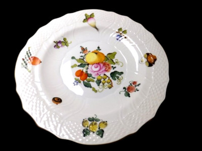 Frühstücksteller ca. 19 cm Herend ''Bouquet de Fruits  1518  BFR Motiv 6