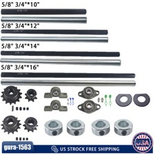 Jackshaft Kit 3/4" 5/8"X10" 12" 14" 16" 420 35 Chain Go Kart Mini bike