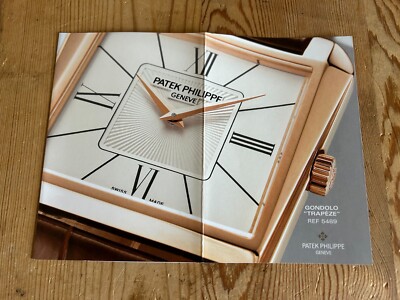 Prospekt PATEK PHILIPPE - Neue Modelle 2006 - Gondel Trapez - Ref. 5489