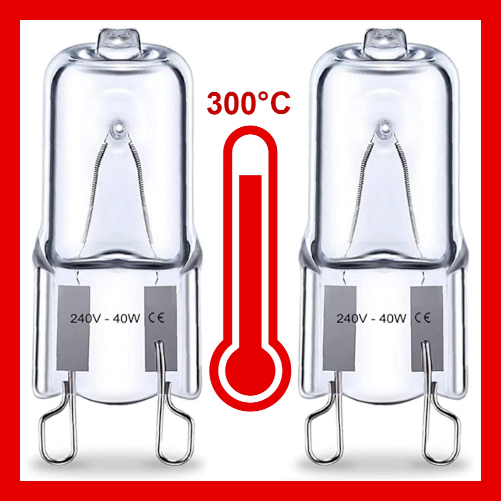Heat resistant 40w 230v halogen bulb deals