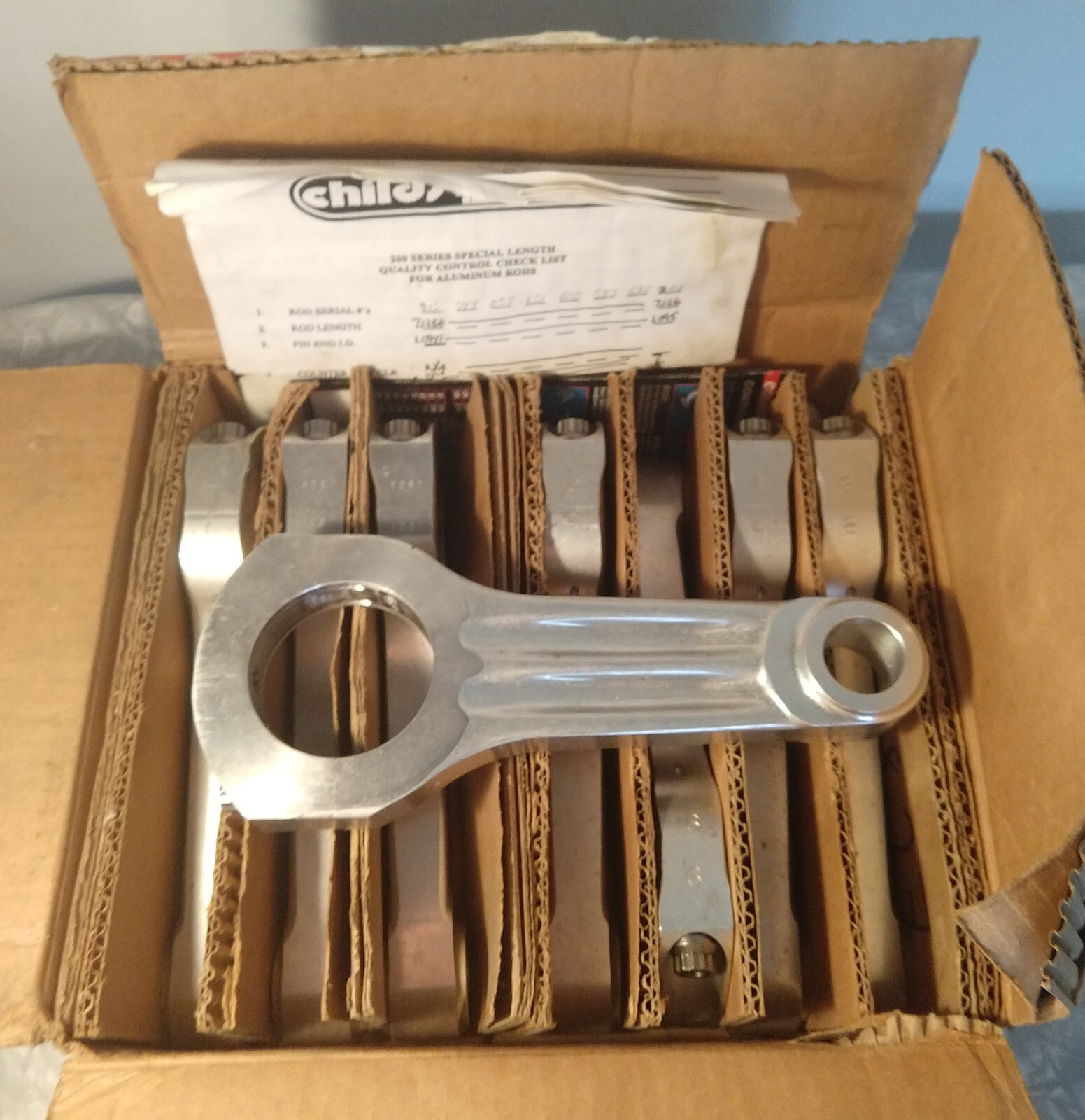New NOS (8) Childs & Albert 'Series 200' Aluminum Connecting Rods eBay