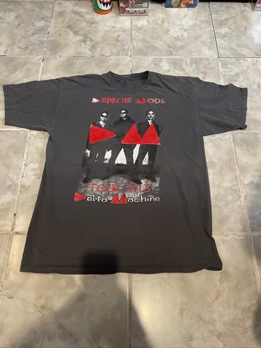 Depeche Mode t-shirt, vintage rare black tee shirt, 1… - Gem Depeche Mode t-shirt, vintage rare black tee shirt, 1… - Gem