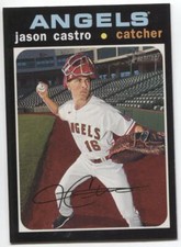 Jason Castro 2020 Topps Heritage High Number Card #627 - LOS ANGELES ANGELS - 