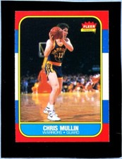 1986 Fleer #77 Chris Mullin RC Set Break
