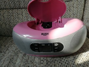bush bluetooth boombox pink