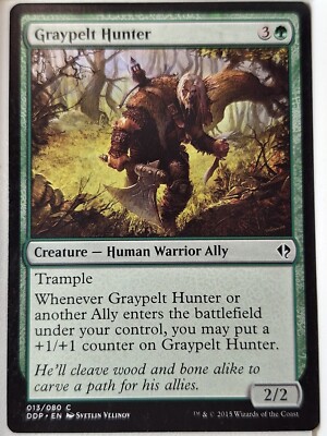 Graypelt Hunter - Duel Decks: Zendikar vs Eldrazi - Magic the Gathering MTG Nice