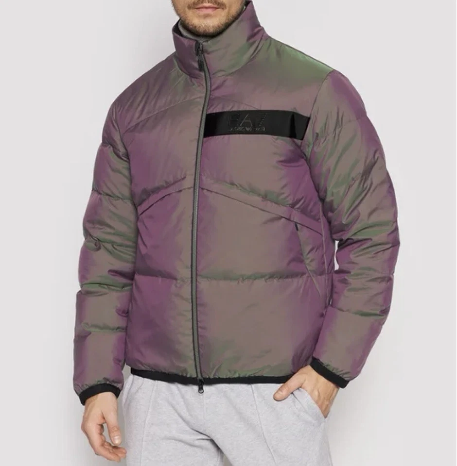 Chaqueta de plumón EA7 Emporio Armani PN6MZ 2804 multicolor ajuste regular talla L Foto 2 de 4