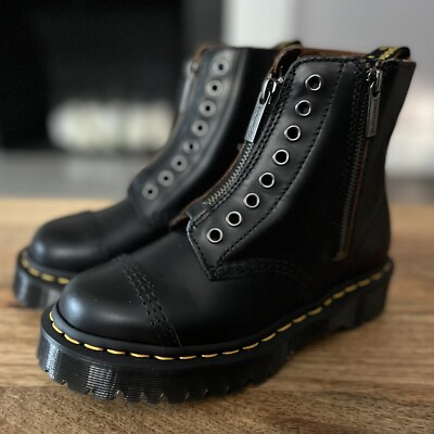 Dr. Martens 1460 Bex Double Zip Leather Boots - Women's Size 5