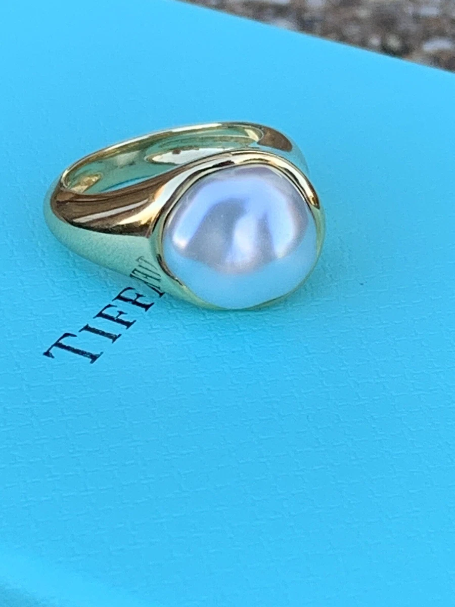 Tiffanys pearl deals ring