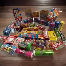 50 Pc Zuru Mini Brands Candy Lot Paper Bags Grocery Carts & Sweet Treats