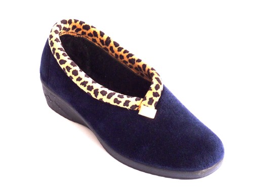 26101 VALLEVERDE PANTOFOLE CIABATTE DONNA BLU CALDO INVERNO N. 37 | eBay