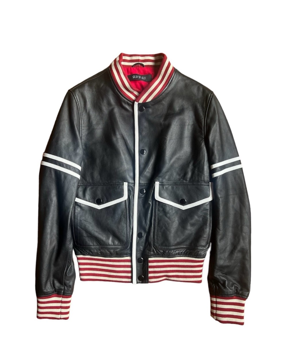 Gucci FW09 Varsity Leather Jacket | eBay