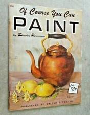 Vintage "Of Course You Can Paint" by Dorothy Dunnigan 156, 37 pages