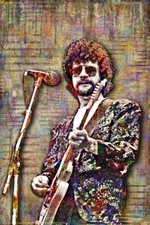 JEFF LYNNE Of ELO 12x18in Poster Electric Light Orchestra Tribute Free Shipping
