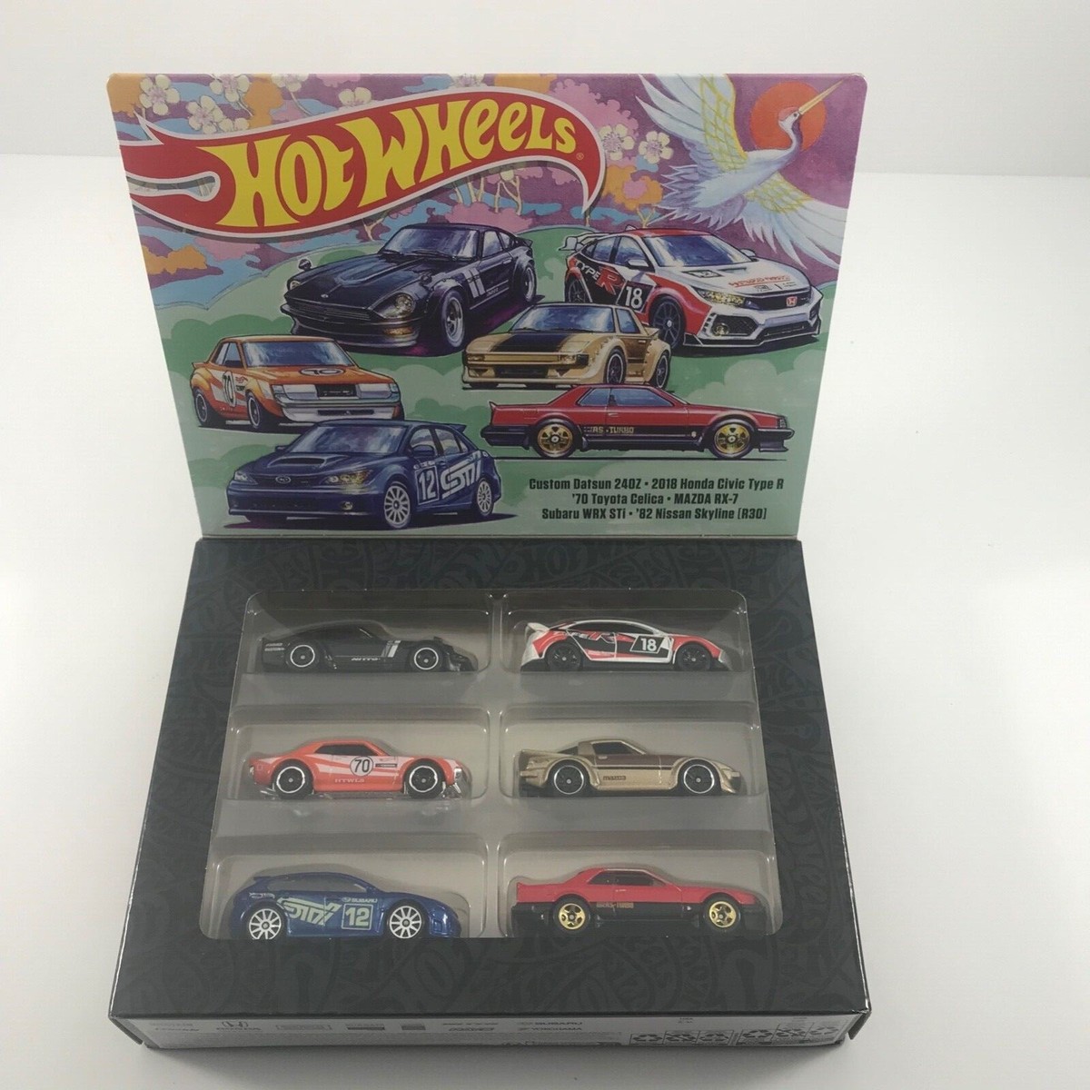 Hot Wheels Japan Import Themed Multi-Pack 6 Car Box Set