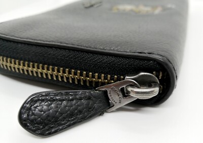 COACH Gary Baseman Black Leather Wallet Rare Used | eBay