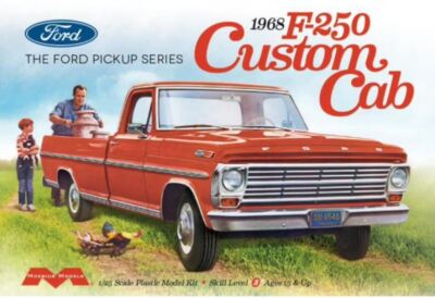 Moebius Maßstab 1:25 Ford F-250 Custom Cab Pickup 1968