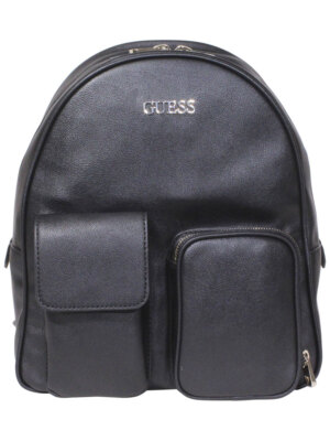 Guess Utility Vibe Large Backpack Black Womens Shoulder Bag