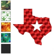 Texas Lone Star, Vinyl Decal Sticker, 40 Patterns & 3 Sizes, #680